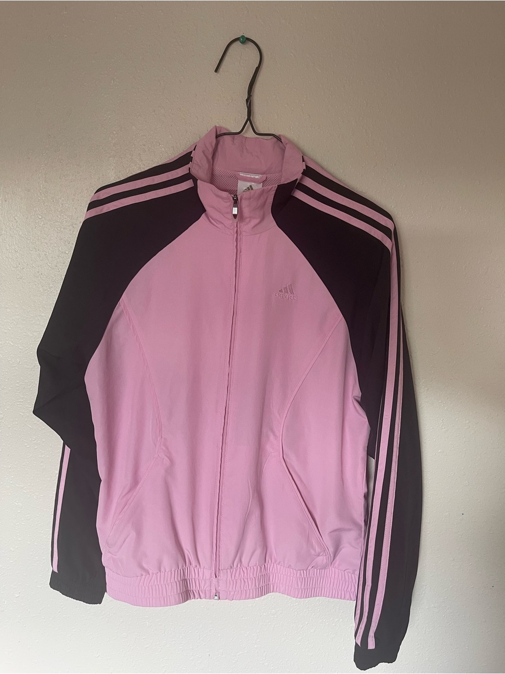 adidas Pink and Black Women’s Bomber Track Jacket